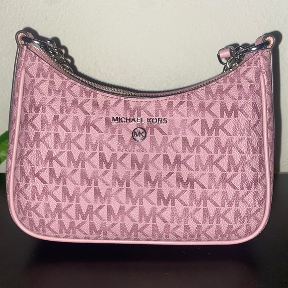 Michael Kors Ava Crossbody Small 2way Bag Coin Case Set Soft Pink